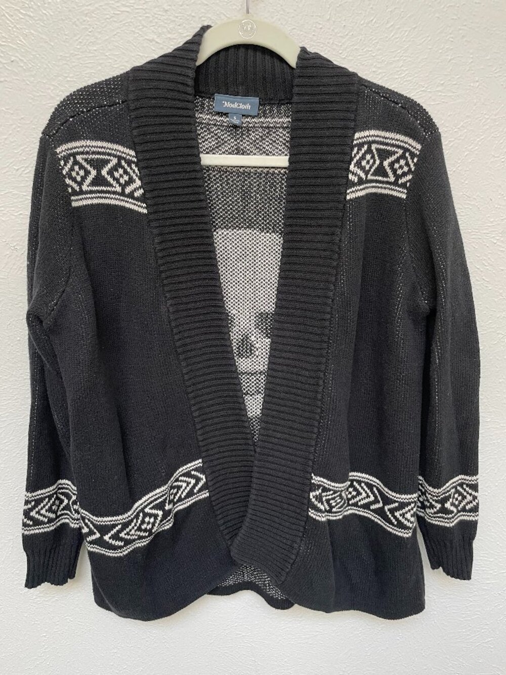 ModCloth Skull Oversized Cardigan Sweater S - Picture 2 of 7